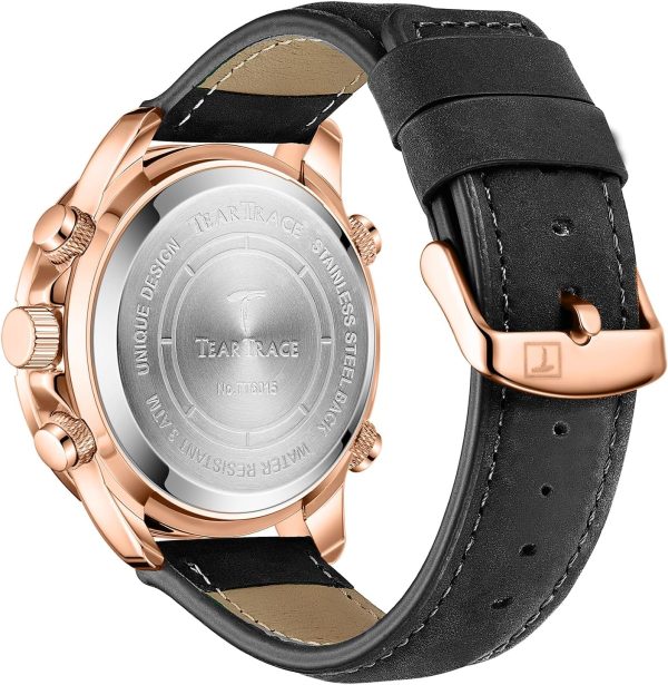 Men's Watch Analog-Digital Chronograph Waterproof Sport Watch Calendar Date Luminous Alarm Casual Work Hiking Running Wrist Watch with Second Hand and Silicone Strap - Image 36
