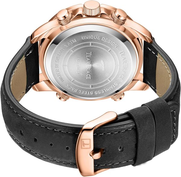 Men's Watch Analog-Digital Chronograph Waterproof Sport Watch Calendar Date Luminous Alarm Casual Work Hiking Running Wrist Watch with Second Hand and Silicone Strap - Image 41