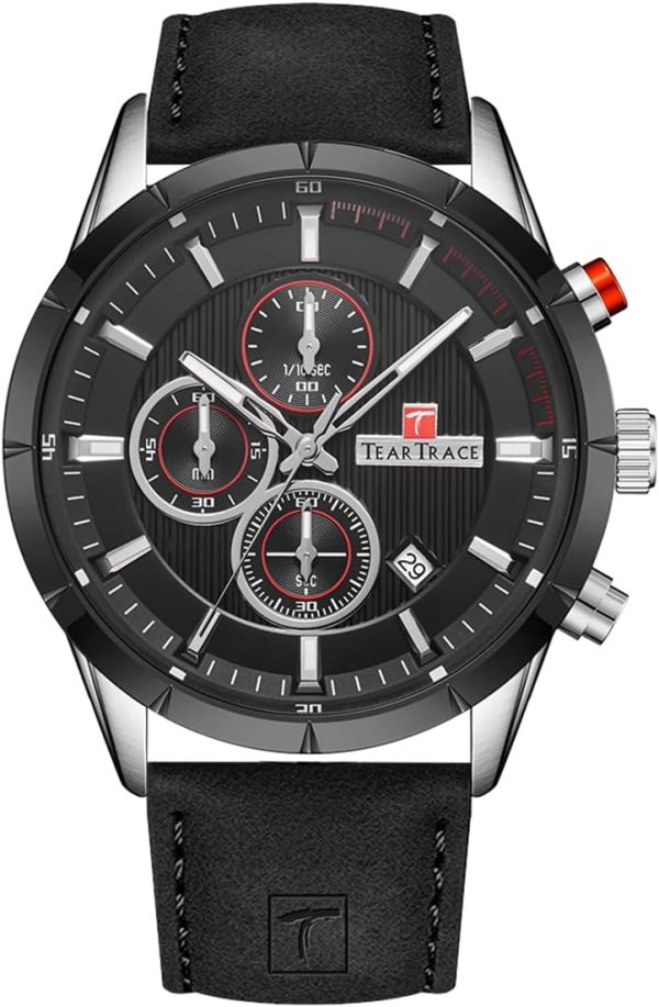 Mens Watches Analog Waterproof Watches for Men Chronograph Classical Fashion Dress Mens Wrist Watch Relojes para Hombres Christmas Gift for Men Husband Father