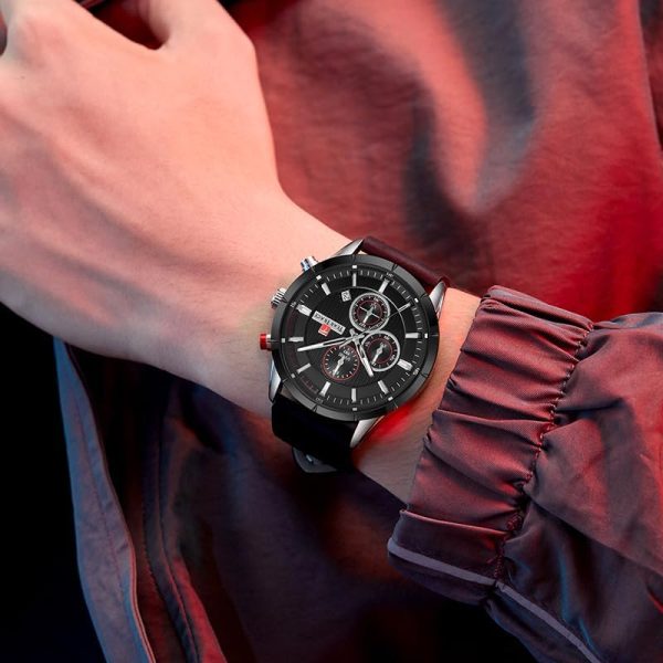 Mens Watches Analog Waterproof Watches for Men Chronograph Classical Fashion Dress Mens Wrist Watch Relojes para Hombres Christmas Gift for Men Husband Father - Image 2
