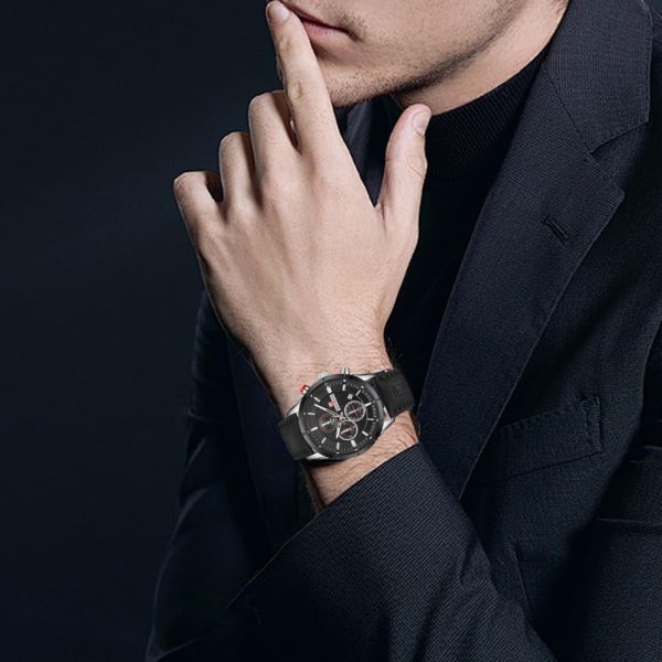 Mens Watches Analog Waterproof Watches for Men Chronograph Classical Fashion Dress Mens Wrist Watch Relojes para Hombres Christmas Gift for Men Husband Father - Image 3