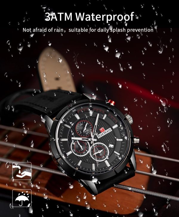Mens Watches Analog Waterproof Watches for Men Chronograph Classical Fashion Dress Mens Wrist Watch Relojes para Hombres Christmas Gift for Men Husband Father - Image 5