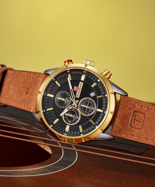 Mens Watches Analog Waterproof Watches for Men Chronograph Classical Fashion Dress Mens Wrist Watch Relojes para Hombres Christmas Gift for Men Husband Father - Image 14
