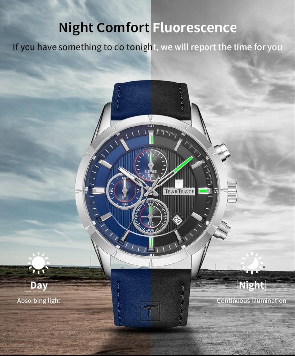 Mens Watches Analog Waterproof Watches for Men Chronograph Classical Fashion Dress Mens Wrist Watch Relojes para Hombres Christmas Gift for Men Husband Father - Image 27