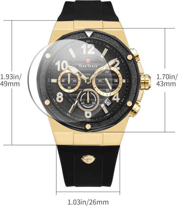 Mens Watches Analog Waterproof Watches for Men Chronograph Classical Fashion Dress Mens Wrist Watch Relojes para Hombres Christmas Gift for Men Husband Father - Image 42