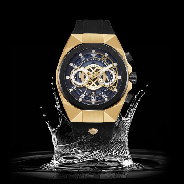 Mens Watches Analog Waterproof Fashion Date Wrist Watch, Skeleton Tonneau Watches for Men with Chronograph,Ideal for Sports Enthusiasts & Daily Wear - Perfect Gifts for Men - Image 33