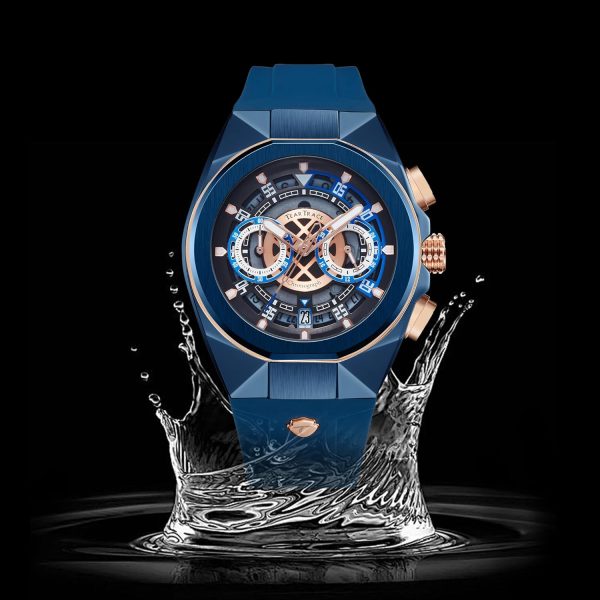 Mens Watches Analog Waterproof Fashion Date Wrist Watch, Skeleton Tonneau Watches for Men with Chronograph,Ideal for Sports Enthusiasts & Daily Wear - Perfect Gifts for Men - Image 49