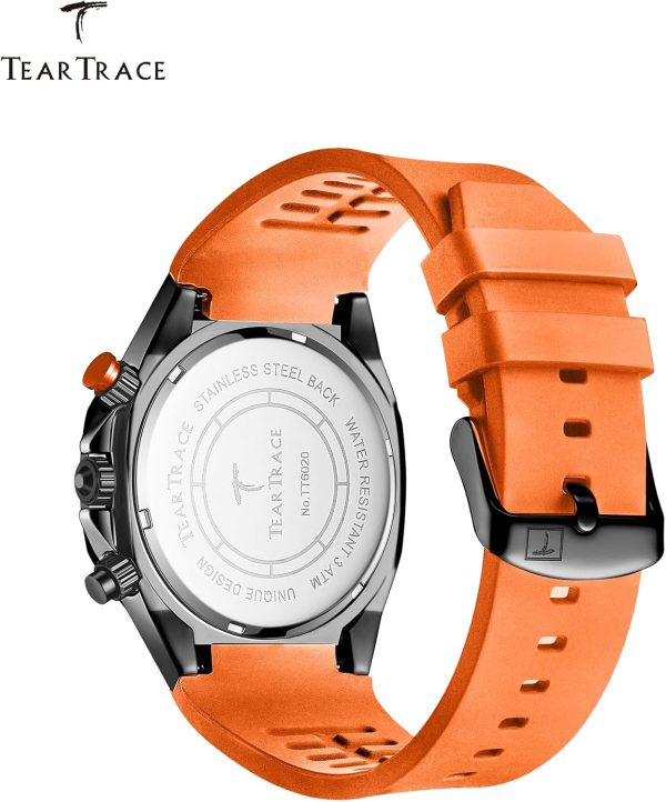 Watches for Men Luxury Chronograph 3ATM Waterproof Quartz Sport Wrist Watches Multifunctional with Silicone Strap Casual Work Mens Watches - Image 55