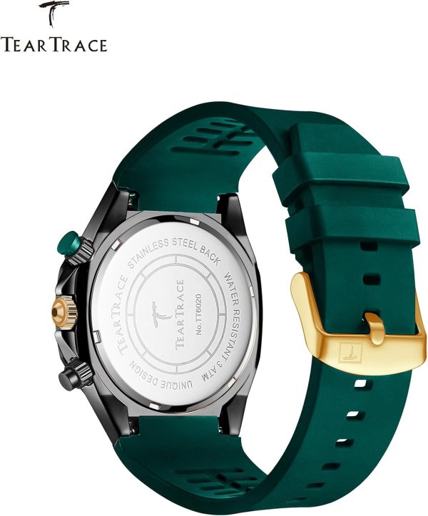 Watches for Men Luxury Chronograph 3ATM Waterproof Quartz Sport Wrist Watches Multifunctional with Silicone Strap Casual Work Mens Watches - Image 61