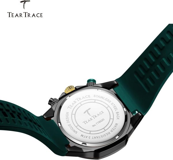 Watches for Men Luxury Chronograph 3ATM Waterproof Quartz Sport Wrist Watches Multifunctional with Silicone Strap Casual Work Mens Watches - Image 66